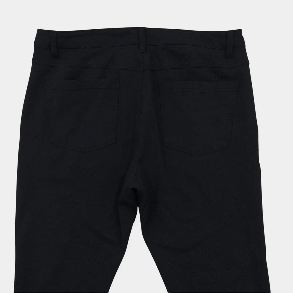 BYLT Premium Basics Everyday Pant 2.0 Navy Blue Slim Fit Mens Size 36 Trouser
